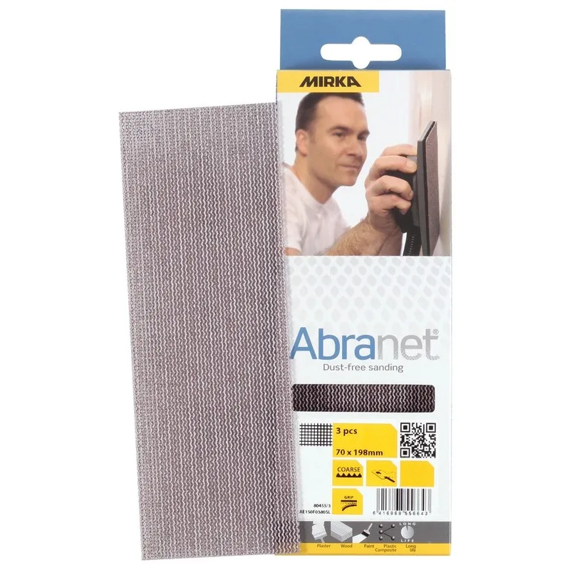 ABRANET LIUSKA 70X198MM K180 3KPL Tehdashinta